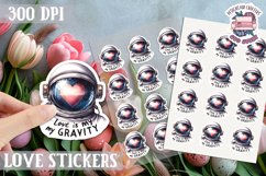 Love sticker Sheet Valentine Day Lovers Cute PNG Spice Product Image 1