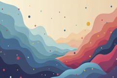 Colorful Waves Background Product Image 1