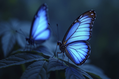 Blue Butterflies Background Wallpaper Product Image 1