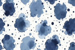 Blue Watercolor Pattern Background Wallpaper Product Image 1