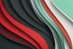 Abstract Wave Line Art Background Wallpaper Product Image 1