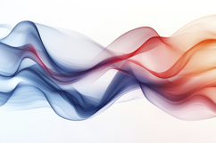 Orange and Blue Waves Background Wallpaper Product Image 1