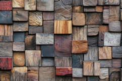 Wooden Blocks Background Wallpaper Product Image 1