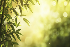 Green Leaves with Bokeh Background Wallpaper Product Image 1