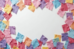 Colorful Square Pieces Background Wallpaper Product Image 1