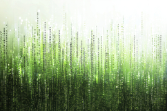 Green Matrix Background Wallpaper Product Image 1