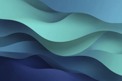 Blue Green Waves Background Product Image 1