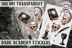 Gothic sticker sheet Magic Scrapbook PNG Spells Witch Product Image 1