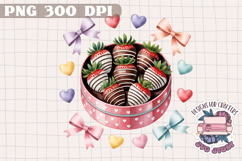 Strawberry berries PNG Sublimation Picnic Summer Product Image 1