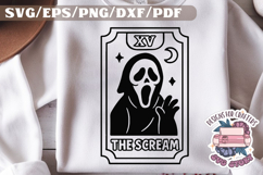 Halloween Tarot Card black and white SVG Design Quotes PNG Product Image 1