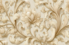 White Floral Pattern Background Product Image 1