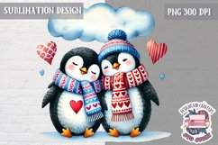 Valentine Love Animals Cute Quote Sublimation Design PNG Product Image 1