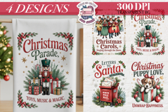 Christmas Vintage Quote Clipart PNG Sublimation 4 Design Product Image 1
