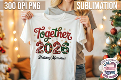 Christmas Quote Sublimation design Winter Tshirt Family PNG Product Image 1