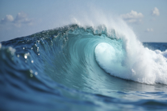 Powerful Ocean Wave Background Wallpaper Product Image 1