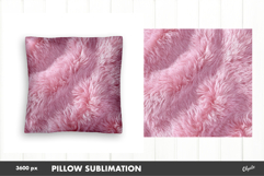 Pillow Faux Yarn Sublimation PNG, Pink Pillow PNG Product Image 1