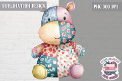 Cute Patchwork Animal Sublimation Design PNG kids t-shirt Product Image 1
