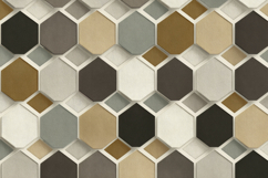 Colorful Hexagonal Pattern background Product Image 1