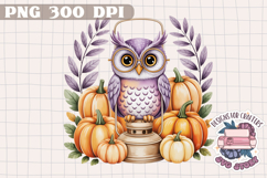 Halloween Cute Watercolor Clipart PNG Pastel Ghost Design Product Image 1