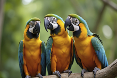 Colorful Macaws Background Wallpaper Product Image 1