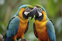 Colorful Macaws Background Wallpaper Product Image 1