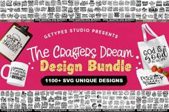 The Crafter&#039;s Dream Design Bundle | 1100 Designs Product Image 1