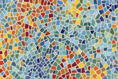 Colorful Mosaic Pattern Background Wallpaper Product Image 1