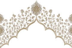 Arch with White Background Wallpaper Product Image 1