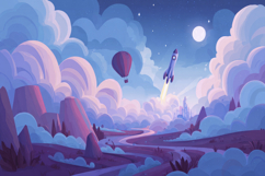 Fantasy Landscape Background Wallpaper Product Image 1