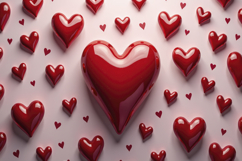 Shiny Hearts Background Wallpaper Product Image 1