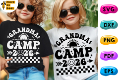 Grandma Camp 2026 Svg, Png, Kids Summer Camp Shirt Svg Product Image 1