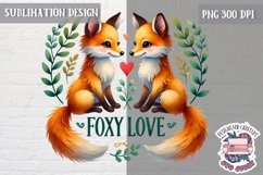 Valentine Love Animals Cute Quote Sublimation Design PNG Product Image 1