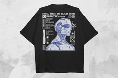 Robotic - Futurism Streetwear PNG T-shirt Design Product Image 1