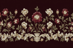 Red Floral Background Product Image 1