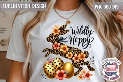 Easter Bunny Leopard Print PNG Holidays Spring Cute Animals Product Image 1