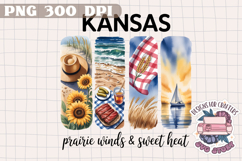USA STATE America Brushstrokes PNG Watercolor Design Sign Product Image 1