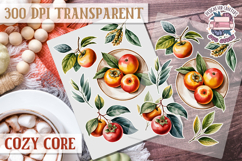 Cozy Core sheet Scrapbook PNG Love Aesthetic Warm Minimalism Product Image 1