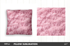 Pillow Faux Yarn Sublimation PNG, Pink Pillow PNG Product Image 1