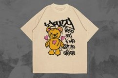 Young Free and In Love Urban Graffiti T-shirt Design Product Image 1