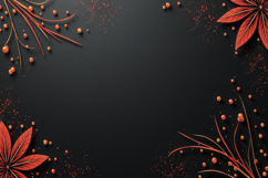 Floral Ornamental Frame Background Product Image 1