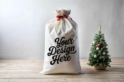 Christmas Santa Sack Mockup - Christmas Template JPG File Product Image 1