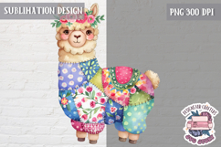 Cute Patchwork Animal Sublimation Design PNG kids t-shirt Product Image 1