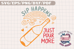 Sarcastic Wine Quote Sublimation Design Wine Lover PNG Funny Product Image 1
