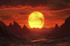 Red Planet Background Wallpaper Product Image 1