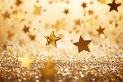 Gold Star Background Wallpaper Product Image 1