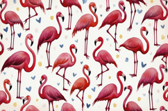 Flamingo Pattern Background Wallpaper Product Image 1