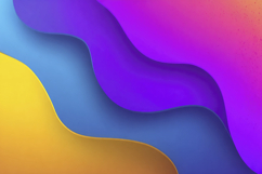 Colorful Flowing Waves Background Wallpaper Product Image 1