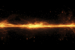 Cosmic Fire wiith Dark Background Wallpaper Product Image 1