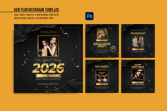 New Year Party Instagram Post Template Product Image 1