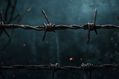 Barbed Wire Background Wallpaper Product Image 1